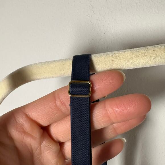 Lively Navy Blue & Orange Floral Underwire Bra Women's 34C - Picture 4 of 8